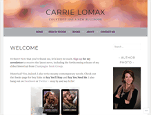 Tablet Screenshot of carrielomax.com